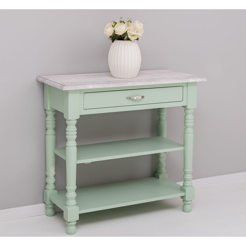 Provance elemes fenyőfa konyhabútor-konyhasziget, tálaló