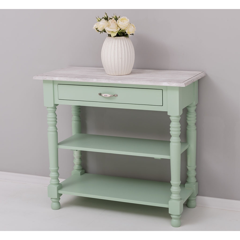 Provance elemes fenyőfa konyhabútor-konyhasziget, tálaló