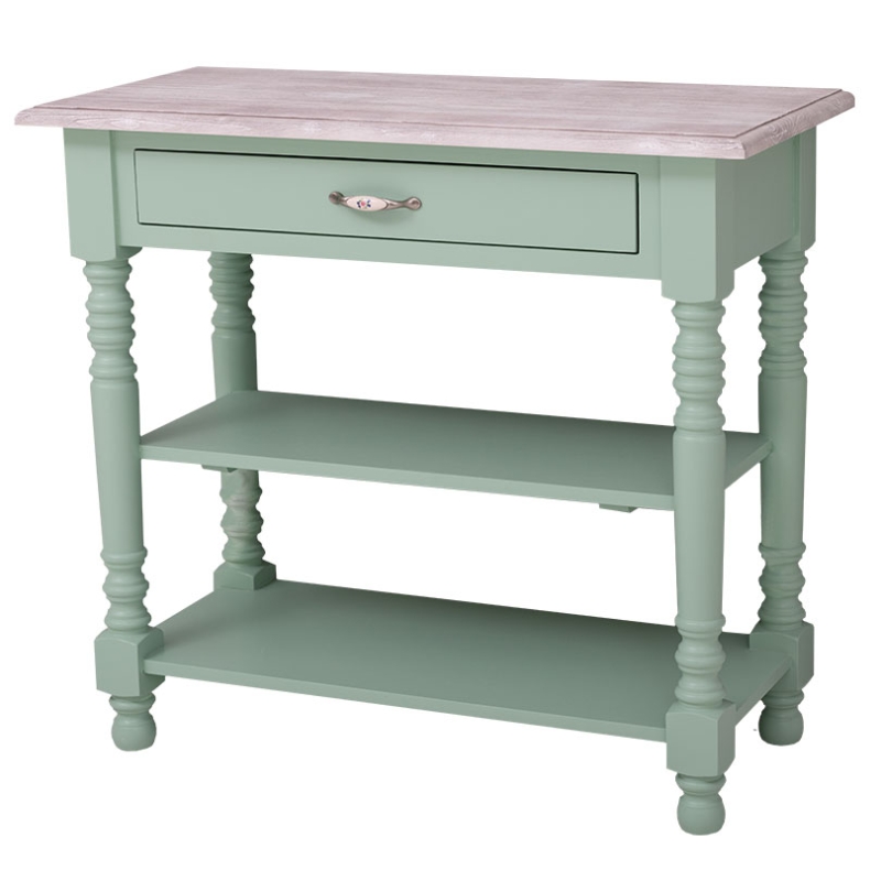 Provance elemes fenyőfa konyhabútor-konyhasziget, tálaló