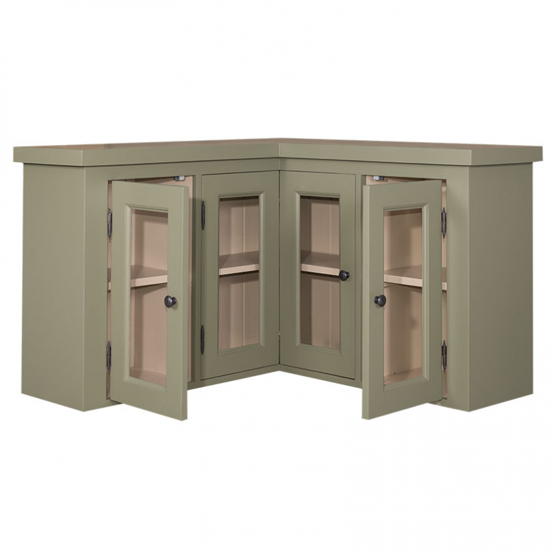 Provance elemes fenyőfa konyhabútor-felső elem