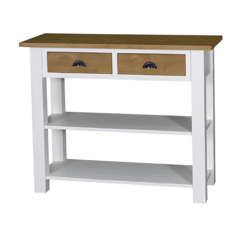 Provance elemes fenyőfa konyhabútor-konyhasziget, tálaló